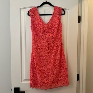 Lily Pulitzer Rosaline Lace Cap Dress Size 8